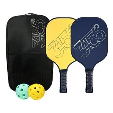 3456 Pickleball Adagio球拍 2種+球 2種+專用包組, 混色, 1組
