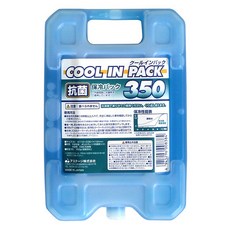 JEJ ASTAGE iBeam 抗菌保冷冰磚 350g 日本製造 重複使用 耐摔不易破裂 適用於冷藏箱和保冷袋, 藍色, 350