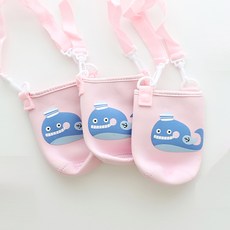 Deokjubang 背帶水瓶袋, 粉紅色, 3個