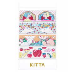KING JIM KITTA 隨身攜帶和紙膠帶 可撕式 對稱 KITM002, 北澤平祐設計款 KITM002, 1個