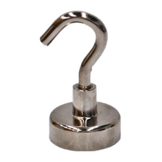 FAmILyLIFE 生活 魔獸級汝鐵硼強力磁鐵掛勾 A-158-10 36 x 20mm 21g 10個, 銀色, 1包