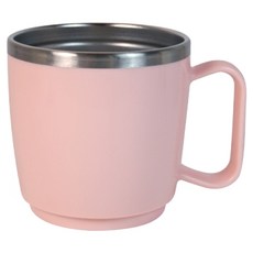 LiLFANT 不鏽鋼單耳水杯, 粉色, 210ml, 1個