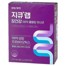 gQ Lab 腸道健康 100億 酷涼口感益生菌 60入, 120g, 1個