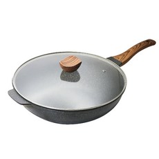 輕石嚴選不沾炒鍋, 32cm, 1個