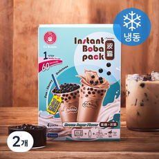 오스버블 인스턴트 보바팩 버블티 브라운슈가맛 4개입 (냉동), 260g, 2개