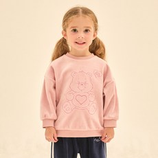 뉴키즈온 케어베어 아동용 텐더하트베어 포근한 벨로아맨투맨