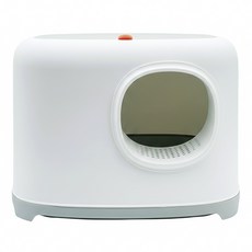 寵物星樂園 吐司貓砂盆魔芋灰F 頂入式防貓砂飛濺, 1個