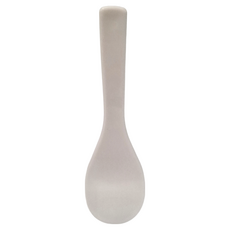 平面極上飯匙 12支 台灣製造 食品級PP塑料 手柄工學設計, 白色, 1包