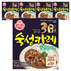 OTTOGI 不倒翁 3日熟成咖哩塊 溫和原味, 100g, 5盒