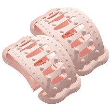 피티즘 고급형 목 허리 스트레칭 마사지 바른자세 핑크, 2개