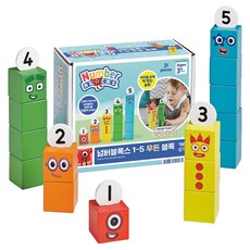 NUMBER BLOCKS Learning Resources 1-5 木製積木 15入 IN96931, 1個
