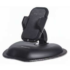 peripower 沙包固定座手機架 適用於車內儀表板空間 4-6.7吋手機皆適用, 黑色, 1個