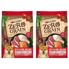 TOMA-PRO 優格 全齡犬用 零穀乾糧, 羊肉 + 鮭魚, 1.13kg, 2袋