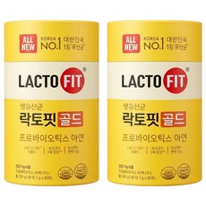 Chong Kun Dang 鍾根堂 LACTO-FIT 大童與成人款 益生菌粉狀食品, 50包, 2g, 2個