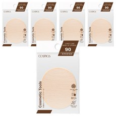 台灣 COSMOS 90 兩用粉餅海綿 S30714, 5個, 膚色
