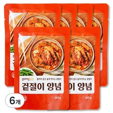 gomgom 洋釀醬, 100克, 6個