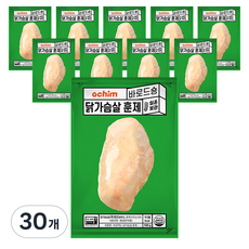 바로드숑 바로먹는 닭가슴살 훈제, 100g, 30개