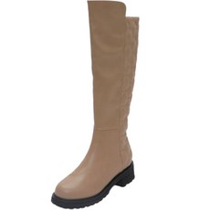 어바웃슈 티카 퀼팅 콤비 롱부츠