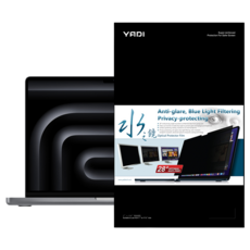 YADI 亞第 獨特磁吸 14.2吋 水之鏡防窺片 Apple MacBook Pro 14 M3 A2918專用 308 x 202mm, PF4PPC-AP-PRO-14-21, 1個