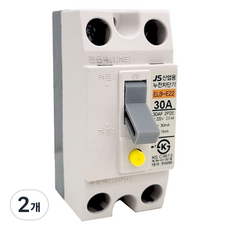 JS產電 工業用 2P 30A 漏電斷路器 ELB-E22, 2個