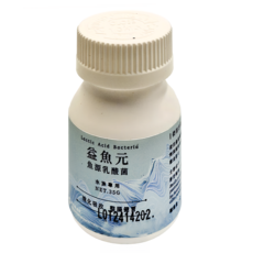 EVOLUTION MANUFACTURING 進化製造所 益魚元魚源乳酸菌, 35g, 1罐