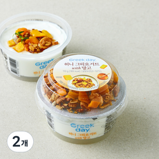 그릭데이 허니 그릭요거트 with 망고, 110g, 2개