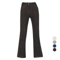 luxgolf 女款鬆緊帶喇叭燈芯絨高爾夫球褲 YD4W224W