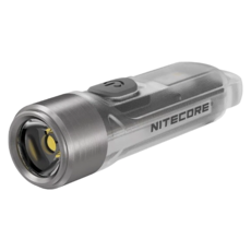 NITECORE 奈特科爾 TIKI GITD 夜光版 鑰匙燈 300流明 USB充電 UV燈 防誤觸, 1個, 灰色