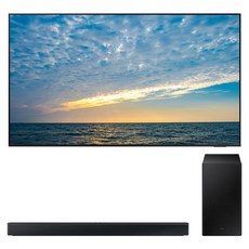 삼성전자 4K UHD Neo QLED 스마트 TV + 사운드바 세트, 189cm(75인치), KQ75QND83BFXKR(텔레비전수상기),HW-C450/KR(사운드바),PS-WC45T(서브우퍼), 벽걸이형, 방문설치