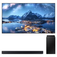 삼성전자 8K UHD Neo QLED TV + 사운드바 세트, 189cm(75인치), KQ75QND800FXKR, 벽걸이형 X HW-C450 (사운드바), 방문설치