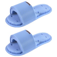 조엘리 실리콘 매직 3D 풋브러쉬 블루, 2개, 1개입