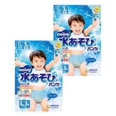 MOONY 滿意寶寶 玩水褲, L, 6片
