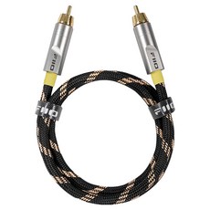 FIIO 飛傲 數位同軸 RCA 音源對錄線 80cm, LR-RCA5M, 1條