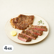 푸드올 미네랄포크 한돈 BBQ 목살스테이크B 320g + 버터 5g 세트, 4세트