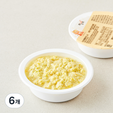 짱죽 반찬 치즈 야채 계란푸딩, 100g, 6개