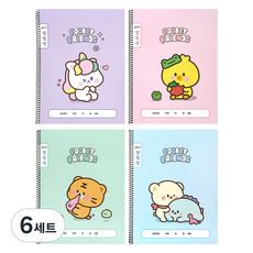 pinkfoot 1500小矮人朋友們留言紙 4種*2入組, 混色, 6套