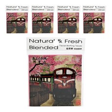 COSMOS 紙匠 台灣景點吸油面紙 阿裡山小火車, 100入, 5包