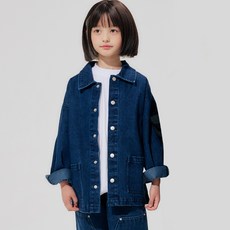 바브키즈 주머니데님남방