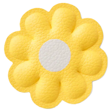 尾巴與我 專屬配件 雛菊 動物友善皮革 附贈皮革掛帶隨興吊掛 輕鬆配戴尾巴與我繩帶系列, F, 亮黃色, 1個