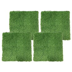 BELLINTURF 부드러운 조경용 DIY 데크 인조잔디 30cm x 30cm x 20mm, 4개
