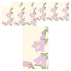 페이퍼리안 라이프가드너 메모패드 60 x 100 mm, 벨플라워, 9개, 100매