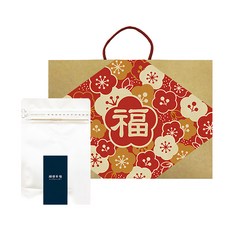 順便幸福 咖啡禮盒 咖啡豆伴手禮盒 蕎蕎珍珠咖啡燕麥奶, 焦糖榛果 577g, 1包