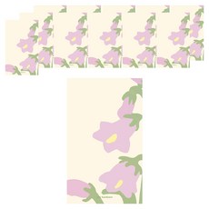 페이퍼리안 라이프가드너 메모패드 60 x 100 mm, 벨플라워, 12개, 100매