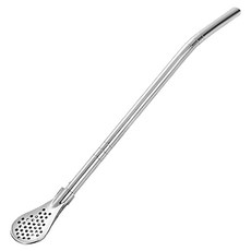 可拆卸不銹鋼可過濾吸管勺 17.2 x 2 x 0.7cm, 1支, 1支