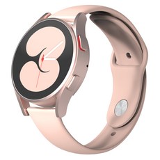 누아트 갤럭시워치 호환 스트랩 원버클 실리콘 밴드, 프림로즈핑크