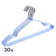 코지웰 미끄럼 방지 논슬립 옷걸이, 블루, 30개