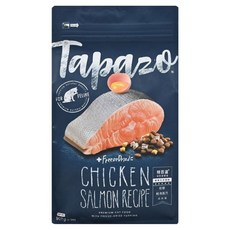 Tapazo 成幼貓用 凍乾雙饗宴 低敏配方乾糧 鮭魚 凍乾雞肉, 907g, 1袋