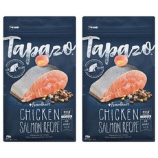 Tapazo 成幼貓用 凍乾雙饗宴 低敏配方乾糧 鮭魚 凍乾雞肉, 907g, 2袋