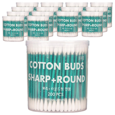 어반리브즈 뷰티면봉 라운드 + 뾰족, 200개입, 15개