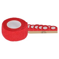 RISHON 運動繃帶/聚酯纖維 紅色, 10捲